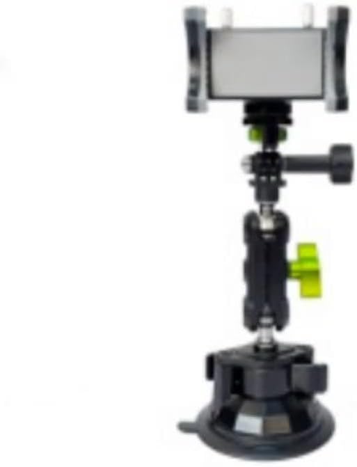 leepiya Car Phone Mount Video Recording Universal Magic Arm Suction Car Phone Holder Mount Windshield Window Glass Dashboard Vlog Shooting Car Phone Mount for All Smartphones & Cars