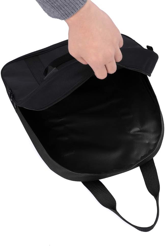 YELAIYEHAO Jumper Cable Bag - Storage & Organizer for Cables, Cords, and Hoses (A, Black)