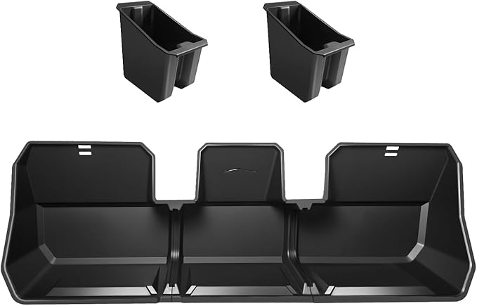 VaultsOnWheels Under Seat Storage Box Fit for 2026 2025 2024 Tesla Cybertruck Accessories, Console Organizer Truck Tool Box Custom Fit Detachable Underseat Organizer