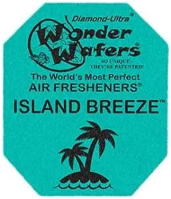 Wonder Wafers 250 Count Unwrapped Automobile Professional Use Air Fresheners Car and Truck Detail (Island Breeze)