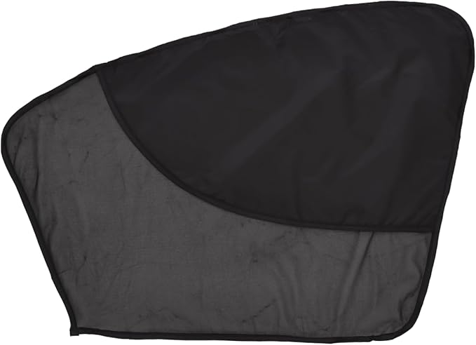 ZATOOTO Car Window Shades Front Window Sun Shade Half Blackout & Half See-Through Car Window Cover for Driver Side Privacy and Visible in One Magnetic Universal for Most Cars for Camp, Travel, Nap