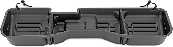 Rough Country Under Seat Storage for Chevy Silverado 1500 (2014-2018) & 2500HD/3500HD (2015-2019) Crew Cab - Custom-Fit Under Seat Truck Storage