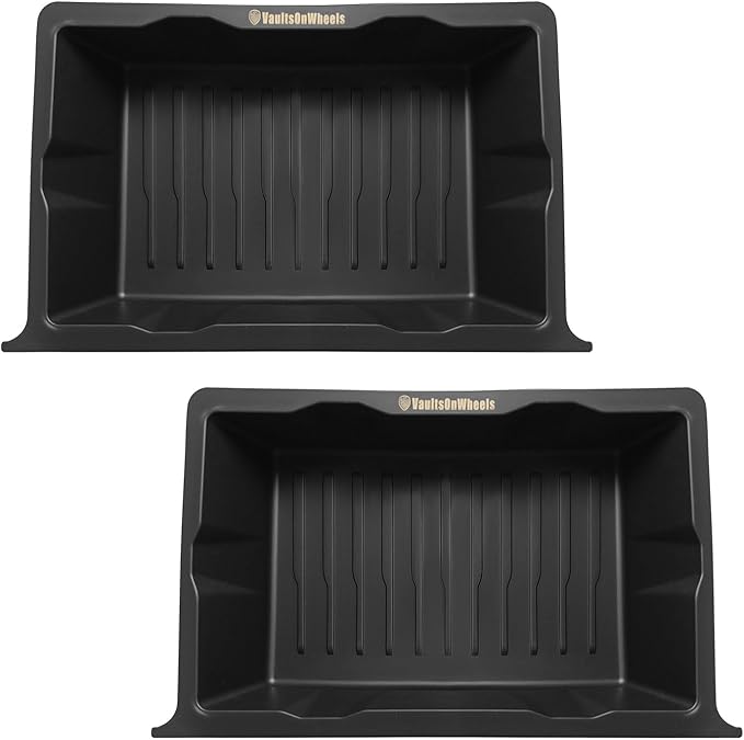 VaultsOnWheels Under Seat Storage Box Fit for 2020-2025 Tesla Model Y Accessories, Console Organizer Tool Box Custom Fit Detachable Underseat Organizer (NOT for Juniper)