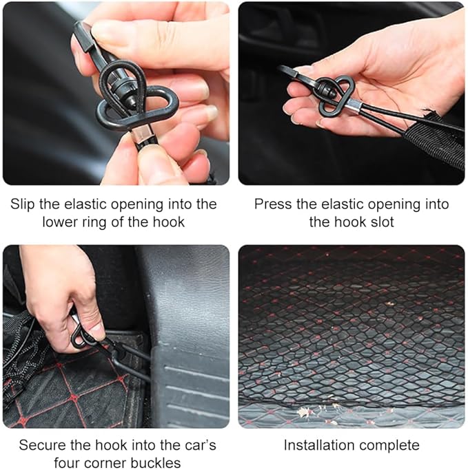 Dog Car Barrier for Porsche Cayenne 2007-2023 2024+, Mesh Pet Divider for Back Seat, Dog Guard for SUV Boot, Secure Pet Safety Net
