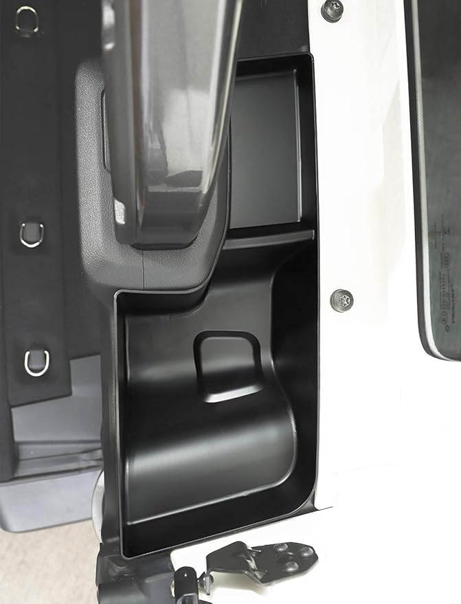 Savadicar RBR Wheel Well Storage Bin Rear Trunk Organizer for 2018-2023 Jeep Wrangler JL JLU 4-Door, Interior Accessories, Right Side, Black