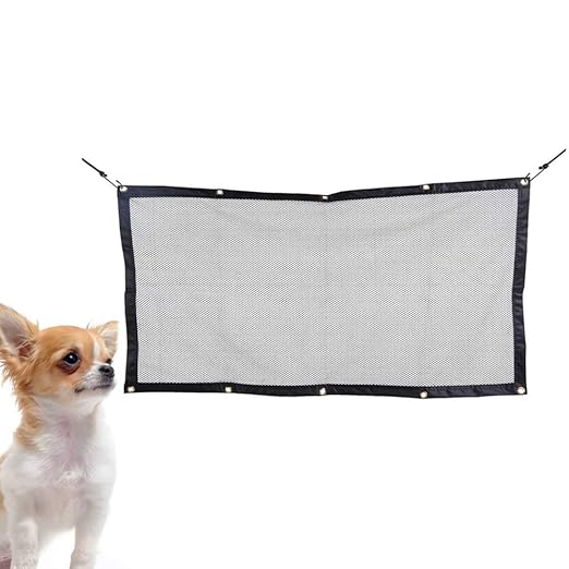 balacoo Travel Accessories Cars Cars Car Pet Barrier Safety Net Fence Front Seat Barrier Foldable Mesh Divider for Cars Trucks SUV Car Acessories Puppy Accessories