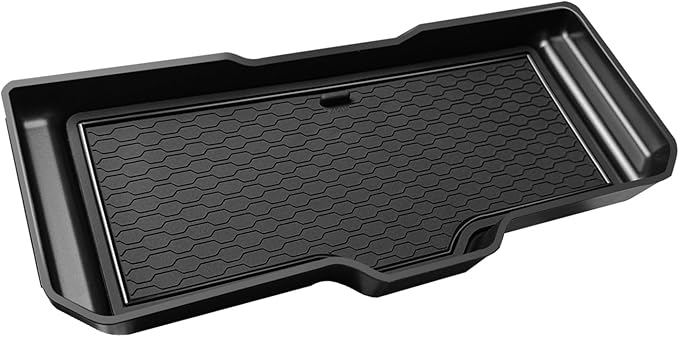 Muslogy Compatible with Nissan Frontier 2022-2025 2026 Accessories Center Console Organizer for Under Climate Controls Interior Storage Divider Tray