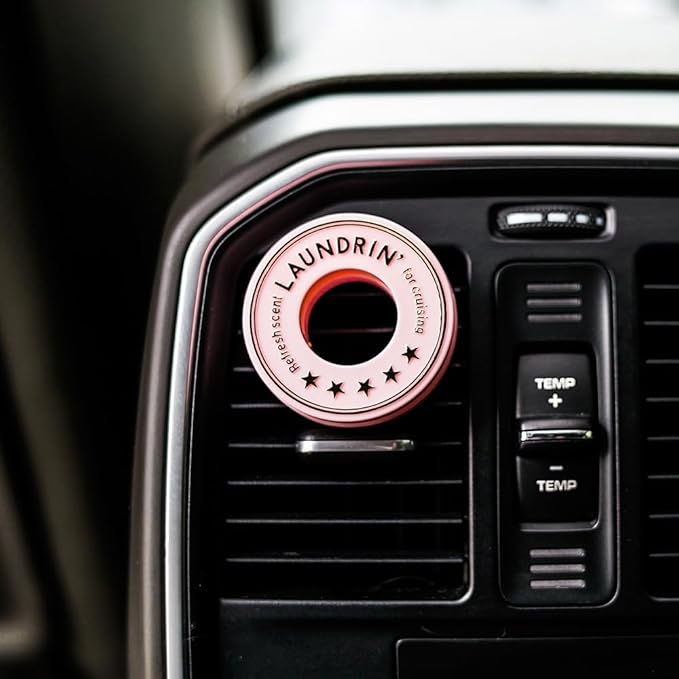 Laundrin Car Fragrance Classic Fiore - Air Freshener Vent Clip - Clip-On CarFresheners - Air Freshener Automotive - CarFragrance - Car Accessories for Men - CarEssentials for Women