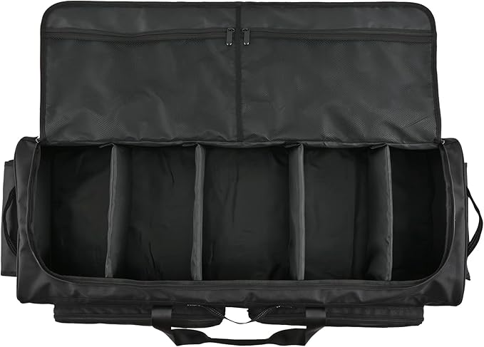 Under Seat Storage Bag Compatible with SuperCrew Cab,Truck Underseat Organizers and Storage with 4 Removable Divider and Anti-slip Bottom,Underseat Tool Box Fits for Crew Cab(Full Size Trucks)