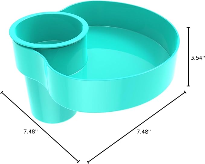 Car Seat Snack Tray (Teal, 1 PACK)