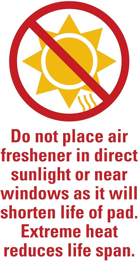 Fresh N' Clean Scent Air Freshener Pads – Long-Lasting Odor Eliminators for Cars, Homes, and Offices – Heavy-Duty Pads for Eliminating Tough Smell