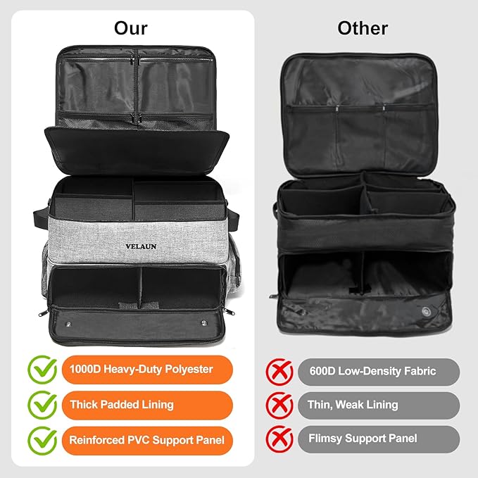 Golf Trunk Organizer, Golf Accessories for Men, Car Storage Bag with 2 Shoe Compartments, Adjustable Dividers for Gear, Durable Water-Resistant Design, Ideal Gift for Golfers