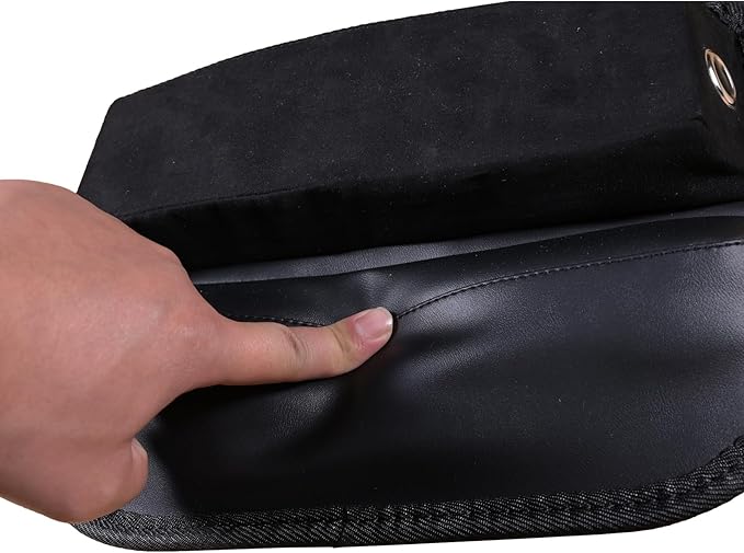 Universal Fit Car Seat Gap Filler Organizer Front Seat Set Divider Crevice Pockets Storage Box Auto Interior,Prevent from Falling Through Gaps,Holds Glasses Phone Key (2, Suede Velvet)