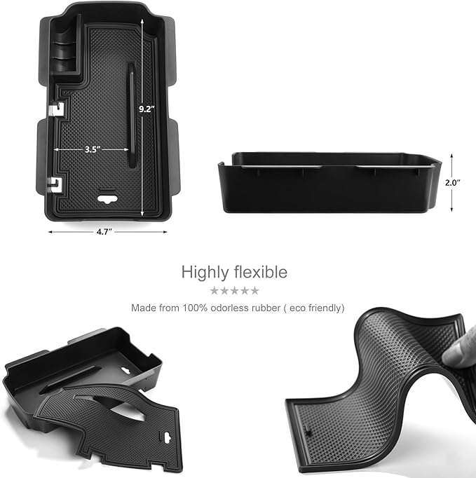 Thenice for 11th Gen Civic Center Console Organizer Armrest Box Tray Glovebox Hidden Storage Compartment Compatible with Honda Civic 2026 2025 2024 2023 2022 Accessories -3PCS