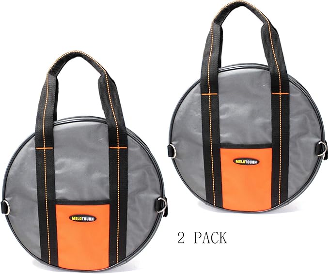 MELOTOUGH Jumper Cable Bag - Tools Cable Bag - Storage & Organizer for Cables, Cords, and Hoses Including EV Charging Cables for Electric Vehicles (2)
