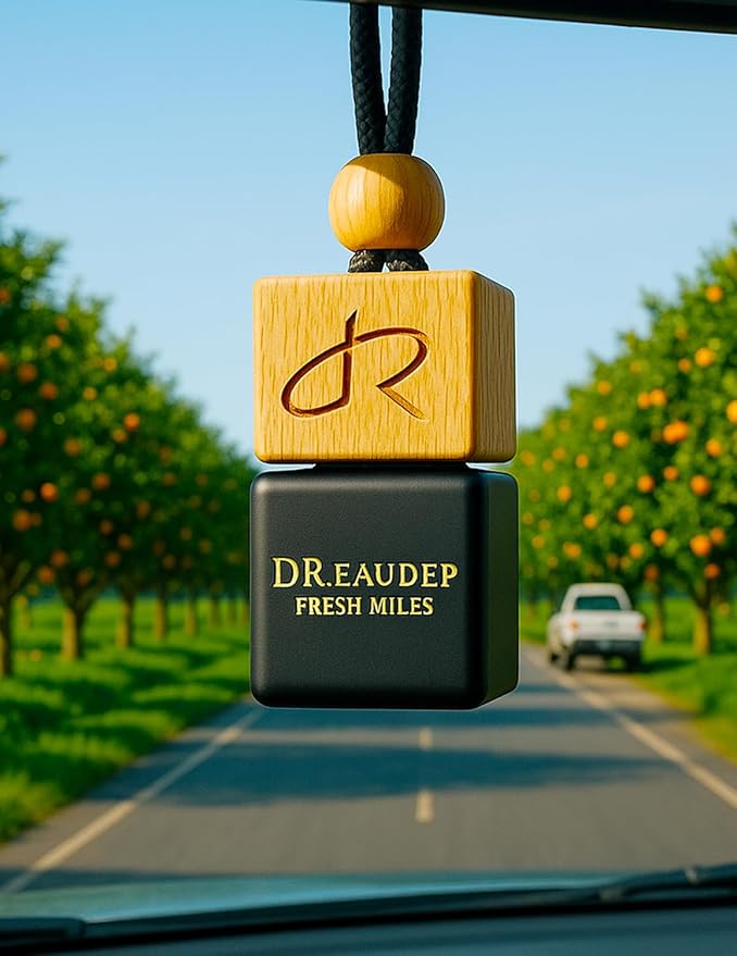 Greed Car Air Freshener — Aventos-Inspired Luxury Scent Diffuser for Cars, Long-Lasting Odor Eliminator with Premium Essential Oils, Masculine Woody Leather Scent, Hanging Car Diffuser by DR. EauDeP