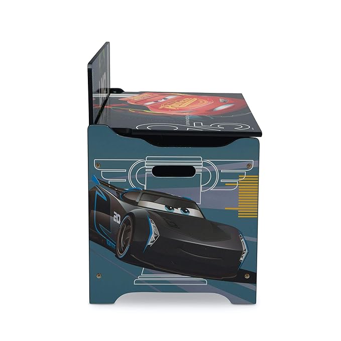 Delta Children Deluxe Toy Box, Disney/Pixar Cars