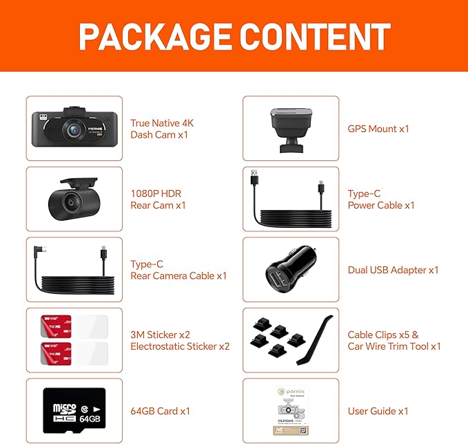 4k AI Dash Cam Front and Rear,STARVIS 2 Sensor,Free Card Included,5.8GHz WiFi Dash Camera for Cars,Built-in GPS,G-Sensor,Night Vision,3.16" Screen,24H Parking Mode,Support 1T Max