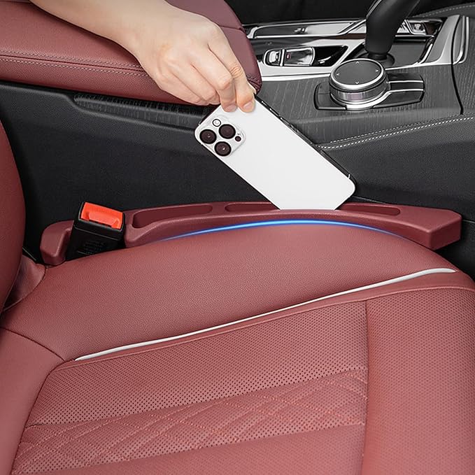2Pcs Seat Gap Strips for BMW 7 Series 7 740i 740Li 750i 750Li 745e 745Le Soft Not Easy to Deform Car Seat Gap Plug,Waterproof Stress Resistance Gap Filler,B