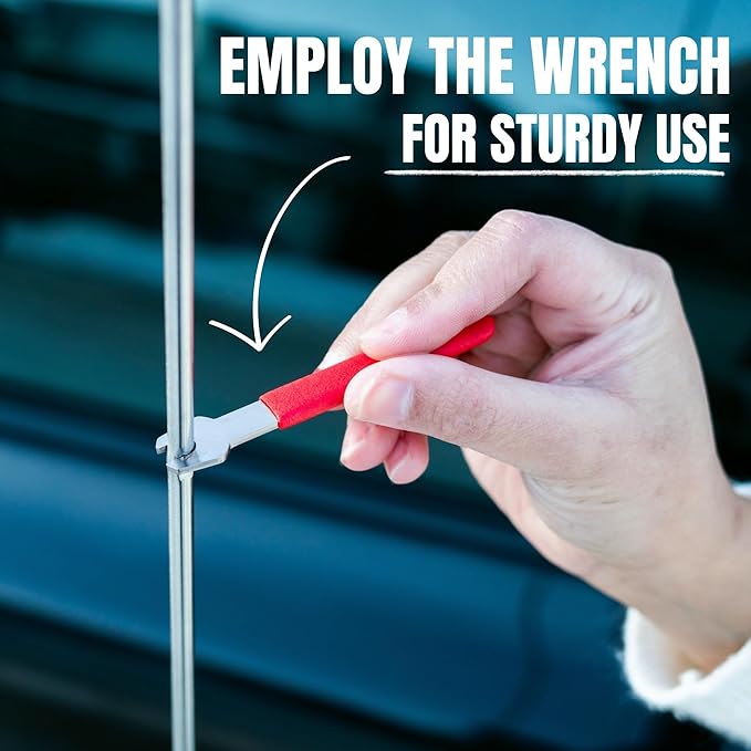 ReadyCore's Car Tool Kit, Stainless Steel Assorted 5th Wheel Pin Puller, Long Distance Hook Tool, Pull Hook J-Hook