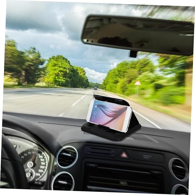 NUOBESTY Silicone Car Phone Bracket Dashboard Mount for GPS Navigation Washable Design for Secure Phone Support for Safe Driving