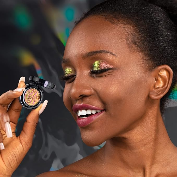 CHARMACY Duochrome Eyeshadow, Insane Shifters Chameleon Eyeshadow, Creates High-Impact, Metallic Eye Looks, 100% Vegan and Cruelty Free, 1.9g (#905)