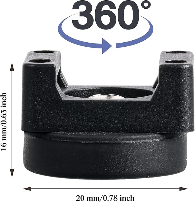 Yookeer 120 Pieces Magnetic Zip Tie Mount Multipurpose Cable Holder Magnets Magnetic Wire Management Bases with Heavy Duty Zip, Mount Nylon Cable Ties in Total (22 mm)