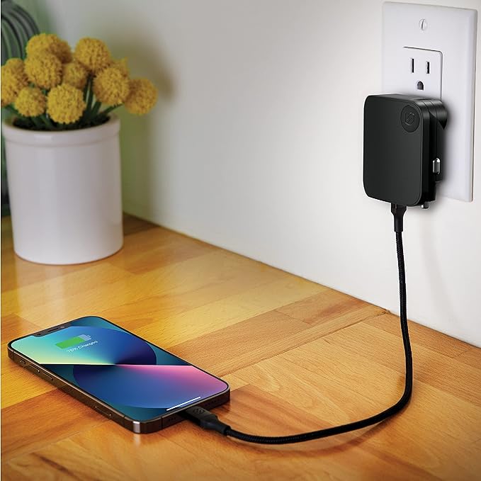 Scosche HCPDC30 PowerVolt 2 in 1 30W Home and Car Charger Compatible with USB-C Devices