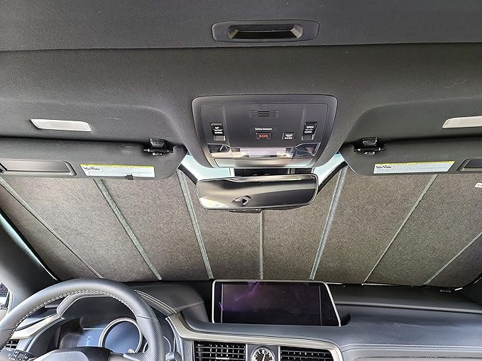 Autotech Park Foldable Sunshade Compatible with 2023-2026 Honda CRV, Custom-fit Windshield Sun Shade