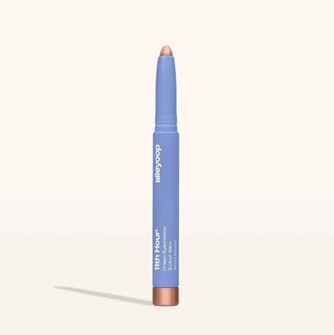 ALLEYOOP 11th Hour Cream Eye Shadow Sticks - Bronze Medal (Shimmer) - Award-winning Eyeshadow Stick - Smudge-Proof and Crease Proof for Over 11 Hours - Easy-To-Apply and Compact for Travel, 0.05 Oz