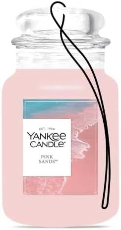Yankee Candle Paper Car Jar, Pink Sands (Pack of 6)