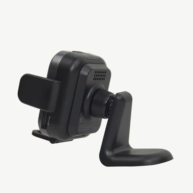 Fast Wireless Car Charger Mount 2.0 Mini Grip Cradle for iPhone 13 Onwards, Samsung Galaxy Z Flip/Fold & Qi-Enabled Devices, 15W Charging, Auto-Clamping, Dash Vent Mount - 20W PD Included