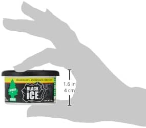 Car Freshner Little Trees Black Ice Fiber Can Air Freshener 4 Pack