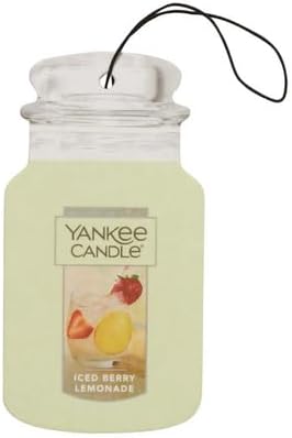 Yankee Candle Paper Car Jar, Iced Berry Lemonade, 1 CT