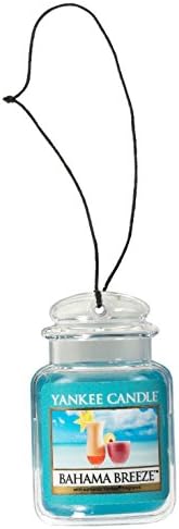 Yankee Candle Car Jar Ultimate 3-Pack, Bahama Breeze, Black Coconut, Turquoise Sky, Hanging Air Freshener, Neutralizes Odors, Up to 30 Days