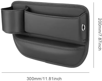 Car Seat Gap Filler Organizer for Jeep Grand Cherokee L(WL) 2021-2025, Multifunctional Leather Seat Gap Storage Box for Phone,Keys,Sunglasses