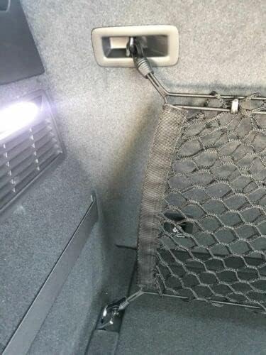 Qty.2 Trunk Organizer Cargo Net for AUDI Q8 SQ8 2019-2025 – Envelope + Floor Style Cargo Nets for SUV – Premium Mesh Car Trunk Organizer Vehicle Carrier Storage –Compatible with Q8 SQ8