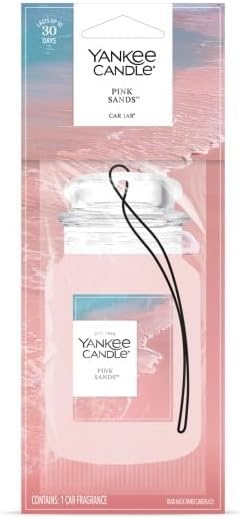 Yankee Candle Paper Car Jar, Pink Sands (Pack of 10)