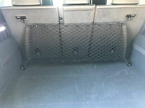 Qty.2 Trunk Organizer Cargo Net for AUDI Q8 SQ8 2019-2025 – Envelope + Floor Style Cargo Nets for SUV – Premium Mesh Car Trunk Organizer Vehicle Carrier Storage –Compatible with Q8 SQ8