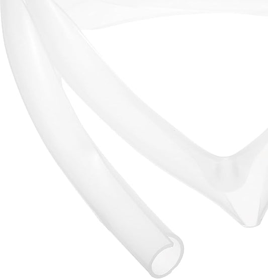 MECCANIXITY 1 m Split Silicone Cable Sleeve Tubing, ID 18mm Clear Split Silicone Tube Cord Organizer Wire Shielding Sheathing Wrap for USB Charge Power Cord Audio Video Cable