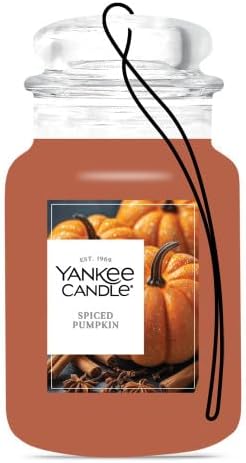 Yankee Candle Paper Car Jar, Spiced Pumpkin (Pack of 6)