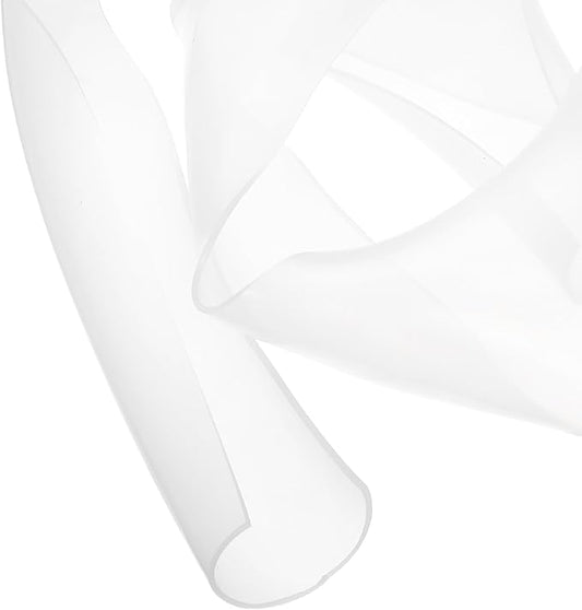 MECCANIXITY 1 m Split Silicone Cable Sleeve Tubing, ID 28mm Clear Split Silicone Tube Cord Organizer Wire Shielding Sheathing Wrap for USB Charge Power Cord Audio Video Cable