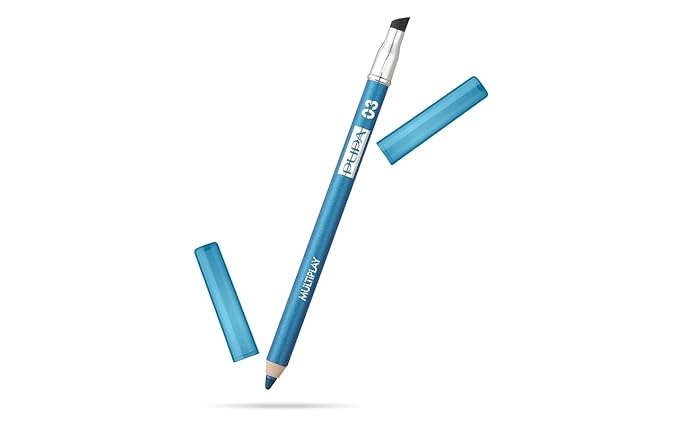 Pupa Milano Multiplay Eye Pencil - Creamy, Blendable Eyeliner With Smudge Tip - Create Long Wearing, Glamorous Intensity - Smooth, Lasting Color Liner For Waterline Or Lid - 03 Pearly Sky - 0.04 Oz