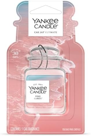 Yankee Candle Car Jar, Pink Sand (Pack of 3)