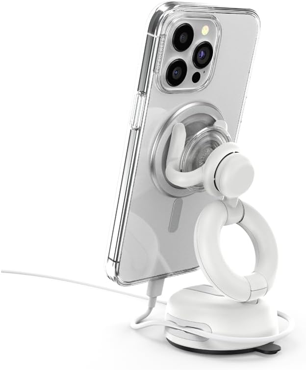 PopSockets Car Phone Mount, Vent Mount, White - White