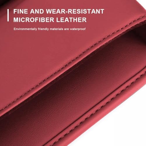 Car Seat Gap Filler Organizer for Jeep Grand Cherokee L(WL) 2021-2025, Multifunctional Leather Seat Gap Storage Box for Phone,Keys,Sunglasses