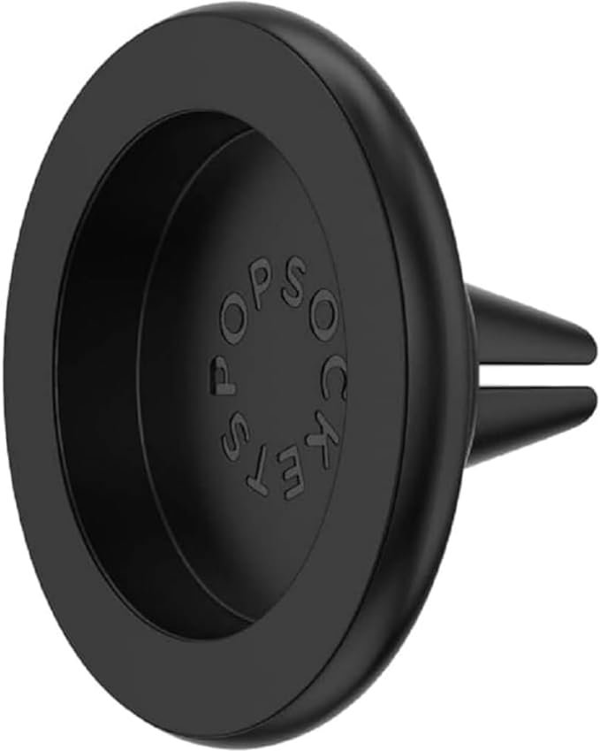 PopSockets Car Phone Mount, Vent Mount for MagSafe, Black - Black Vent Mount