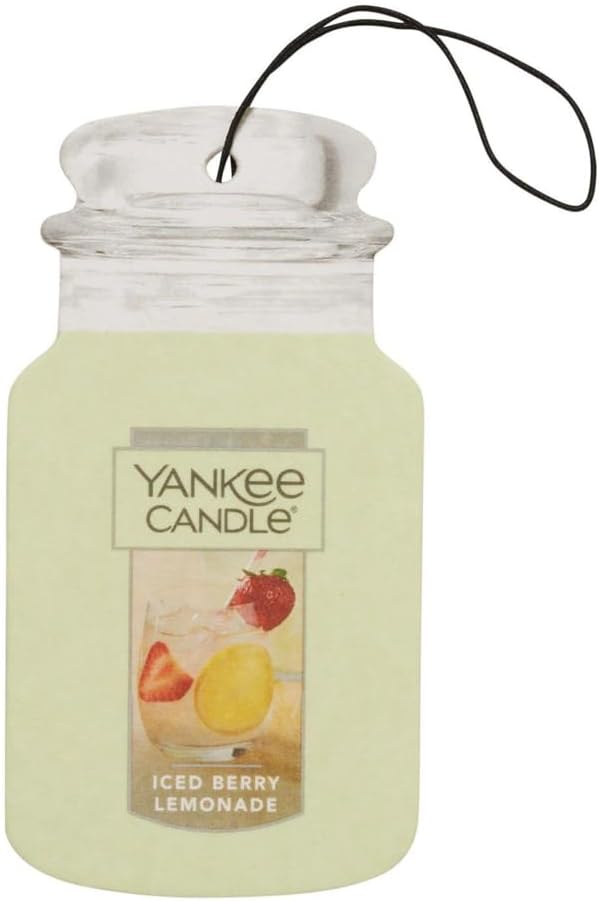 Yankee Candle Paper Car Jar, Iced Berry Lemonade, 1 CT