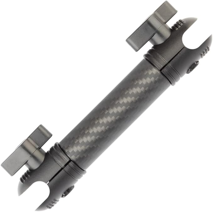 Bulletpoint Mounting Solutions Dash Mount 5.9" Arm Compatible with iPhone and Android Smartphones - Fits 20mm Attachment Ball (Matte Black Carbon Fiber)