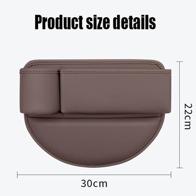 Car Seat Gap Filler Organizer for Honda HR-V HR V HRV III II I 5-door/3-door RU GH 3th 2th 1th 1999-2006 2016-2025, with Cup Holder Adjustable Car Seat Storage Box Leather Material